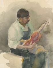 Эскиз к картине "Мужчина со скрипкой"