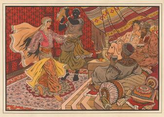 Иллюстрация к сказке "Али-Баба и сорок разбойников"