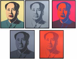 Пять работ из серии «Мао»