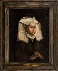 Копия с картины Рогина ван дер Вейдена "Портрет молодой женщины в головном уборе"