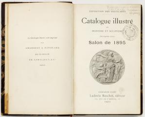 Catalogue illustre de peinture et sculpture/ Salon de 1895. Из библиотеки искусствоведа П.П. Гнедича, с автографом.