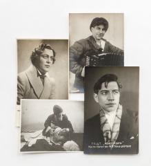 Сет из 2 фотооткрыток с автографами певца Б.Ф. Бобкова и 2 фотооткрыток с автографами актера В.П. Полицеймако