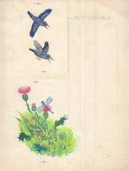 Птички. Иллюстрация к книге Могутина Ю. "Говорил Иртыш с тайгой"