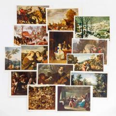Сет из 38 открыток с репродукциями западноевропейских художников