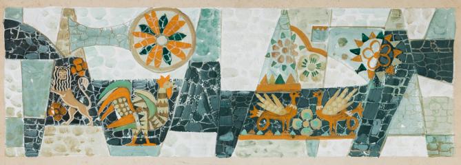 Эскиз мозаичного панно