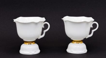 Две чайные чашки «Золотая лента»