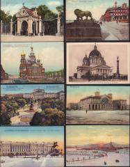 11 открыток с видами Петербурга