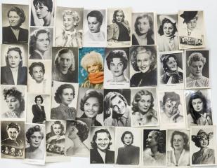 Сет из 40 фотооткрыток советских актрис