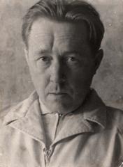Портрет А.И. Солженицына с дарственной авторской подписью на обороте