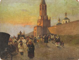 Воспоминание о 1812 г. Москвичи оставляют Москву
