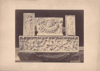 Битва римлян с варварами. Античный саркофаг из музея в Палермо