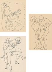 Три эротических рисунка