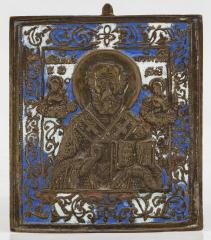 Икона литая с образом Святого Николая