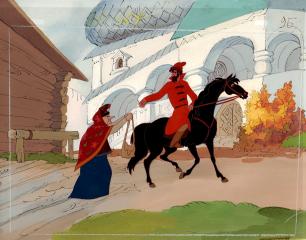 Кадр из мультфильма "Сказка о Царе Салтане"