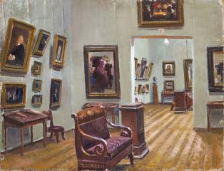В залах старой Третьяковской галереи