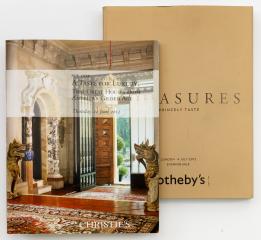 Sotheby’s: Treasures. Princely taste/  Christie’s: A taste for luxury.