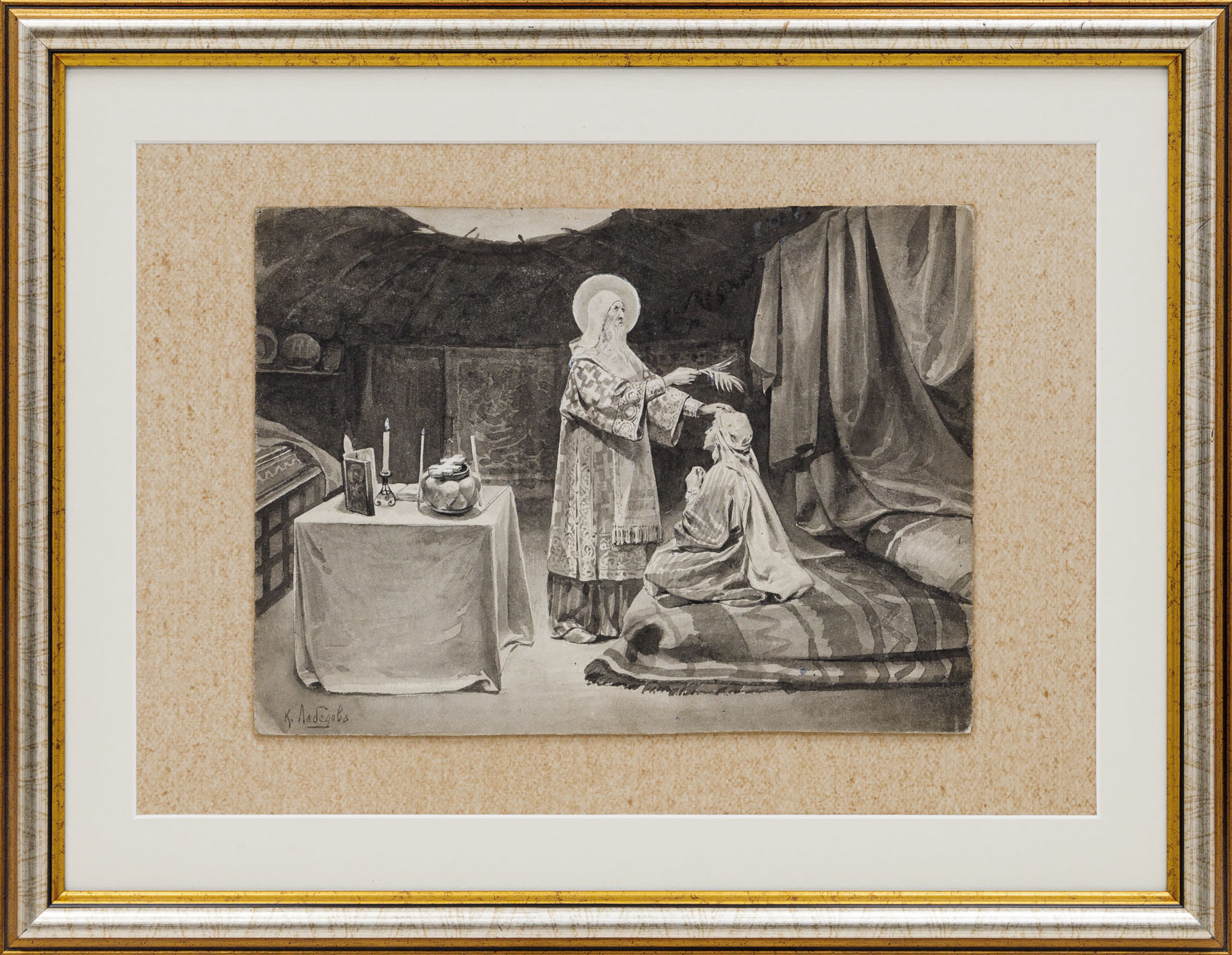 Чудо исцеления Святителем митрополитом Алексием Тайдулы, жены Чанибека, хана Золотой Орды