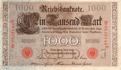 Банкнота 1000 марок