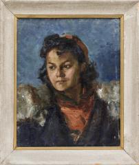 Женский портрет (двусторонний)