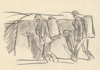 Рисунок "Солдаты с рюкзаками"