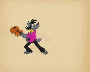 Волк с гитарой (2) Фаза движения из мультфильма "Ну, погоди!"