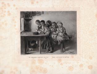 Фотогравюра с картины "В ожидании учителя"