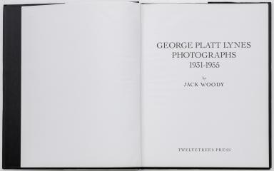 Lynes George Platt. Photographs 1931-1955.
