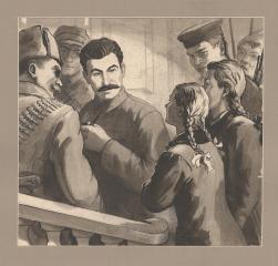 Иллюстрация "Встреча со Сталиным"
