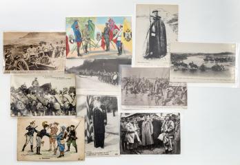 Сет их 10 открыток: Первая мировая война (разное)