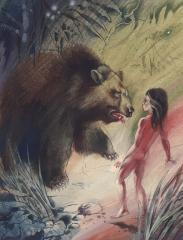 Маугли и Балу. Иллюстрации к книге Р. Киплинга «Маугли»