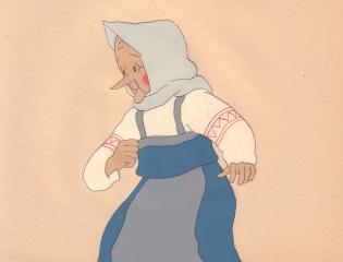 Бабушка. Фаза из мультфильма "Петух и боярин"