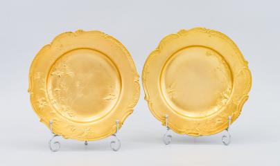 Парные декоративные тарелки "Букет ромашек" и "Яблоневая ветка"