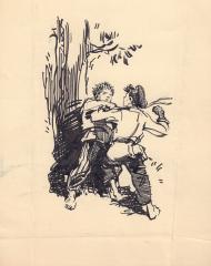 Две иллюстрация к книге Симонова И.А. "Охотники за сказками" (3)