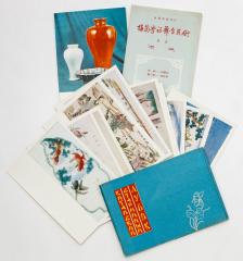 Сет из трех наборов китайских открыток в издательских конвертах