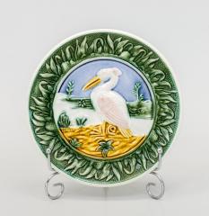 Тарелка декоративная с пеликаном