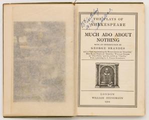 Shakespeare, W. Much ado about nothing