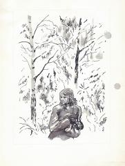 Иллюстрация "В зимнем лесу"