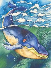 Иллюстрации к книге Р. Киплинга "Откуда у китов такая глотка."