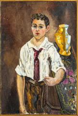 Портрет еврейского мальчика в галстуке