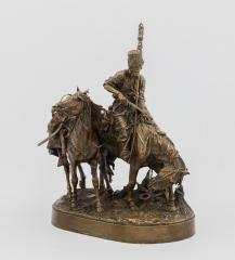 Скульптурная композиция "Запорожец после битвы"