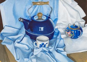 Натюрморт с синим чайником