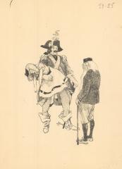 Иллюстрация к книге Ю. Олеши "Три Толстяка"