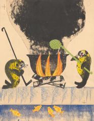 Иллюстрация к детской книге Когана С. Как грачи потеряли ключи, а тюлени варили пельмени