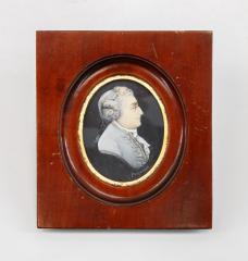 Миниатюра "Портрет мужчины XVIII века"