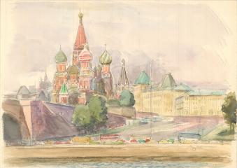 Вид на Храм Василия Блаженного
