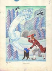 Иллюстрация к сказке "Старый мороз и молодой морозец"