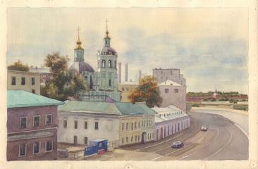 Вид на Храм святителя Николая в Заяицком