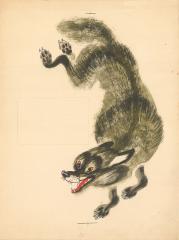 Волк. Иллюстрация к книге М. Михеева "Лесная мастерская"