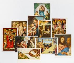 Сет из 59 открыток с религиозной тематикой