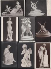 Скульптурные композиции Эрмитажа, 8 открыток